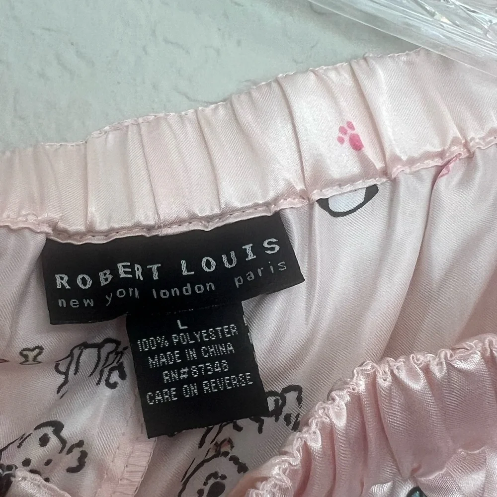 Robert Louis Light Pink Cartoon Pajama Pants caja 2